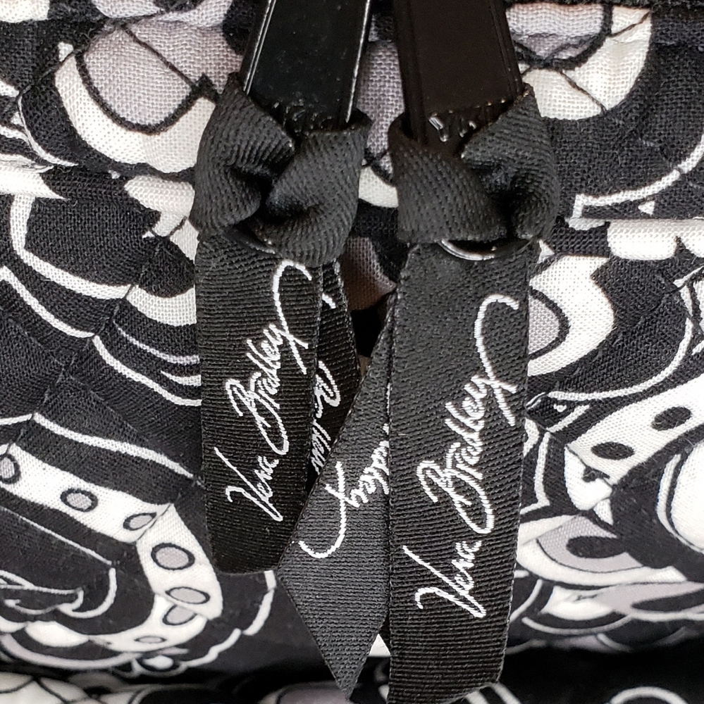 Vera Bradley Midnight Paisley Turnlock Satchel - Picture 5 of 11
